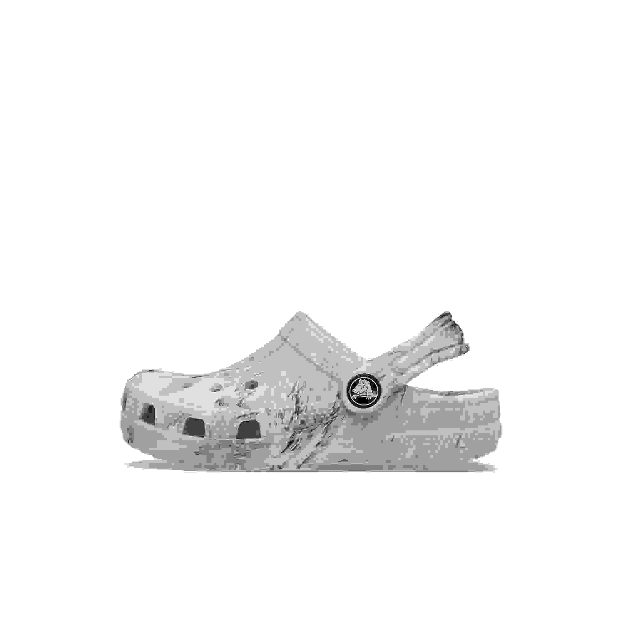 Crocs Classic Watercolor Marbled Toddler Boys' "Grey" Clog